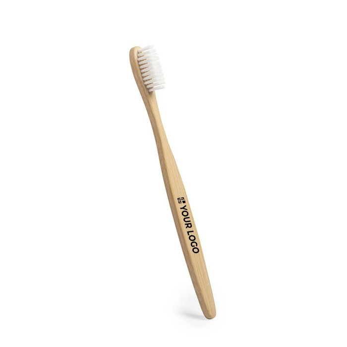 Brosse à dents en bambou couleur naturel sixième vue détaillée