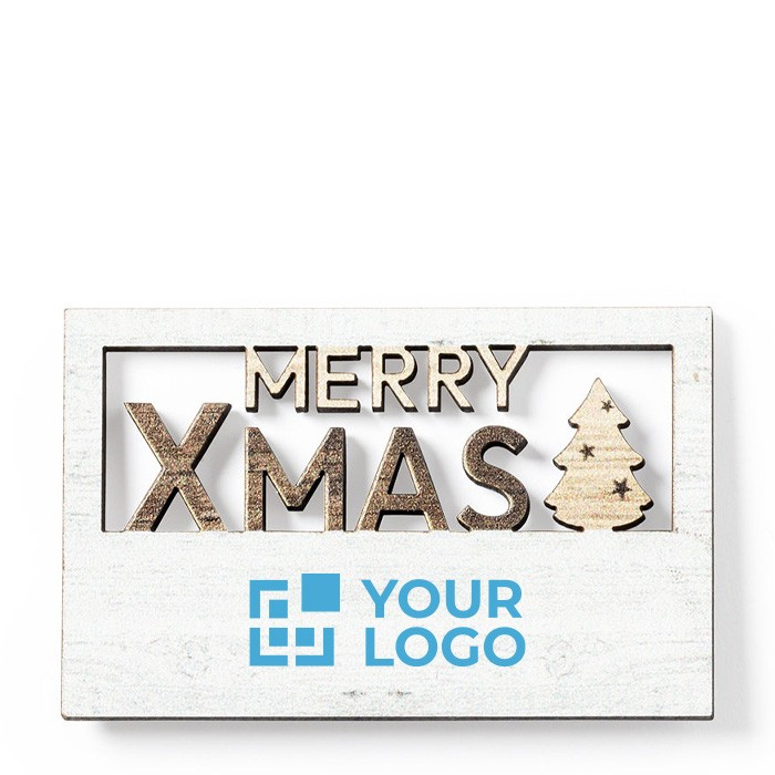 Aimant avec message de Noël