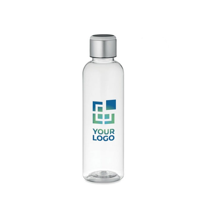 Bouteille en tritan avec alerte d'hydratation avec zone d'impression