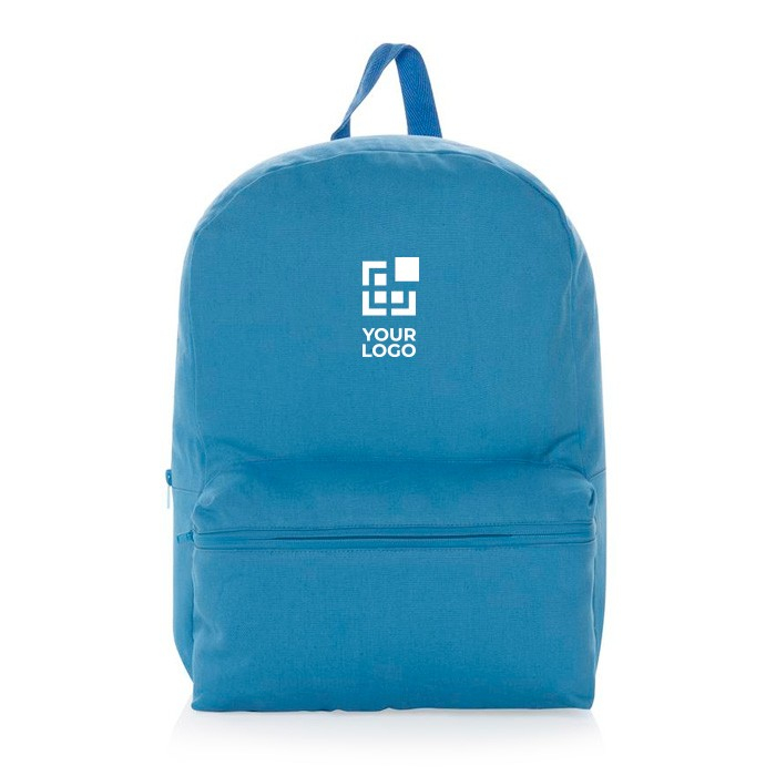 Sac à dos en toile recyclée 285 g/m2 en couleur