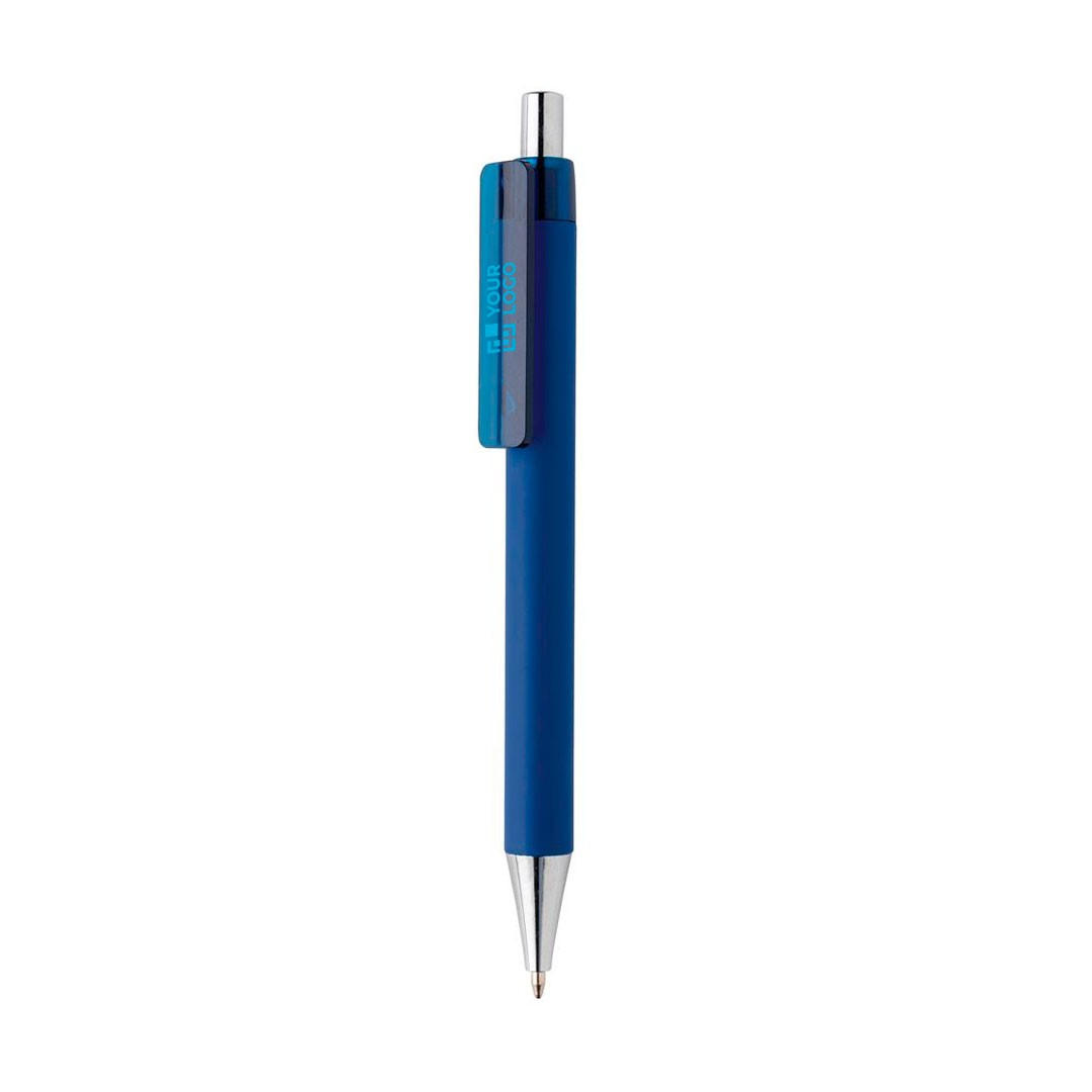 Stylo promotionnel avec embouts chromés