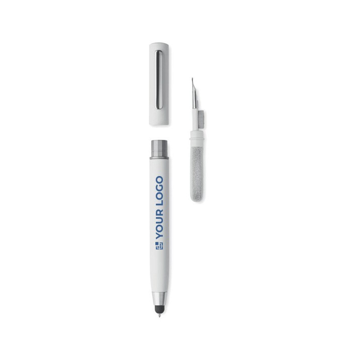 Stylo avec stylet et kit de nettoyage pour casque d'écoute encre bleue
