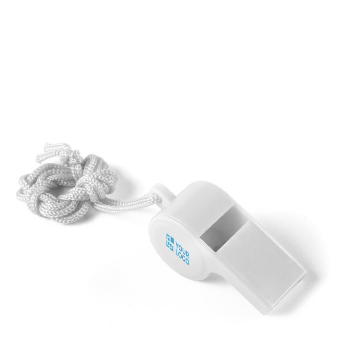 Sifflet avec cordon assorti pour le porter autour du cou