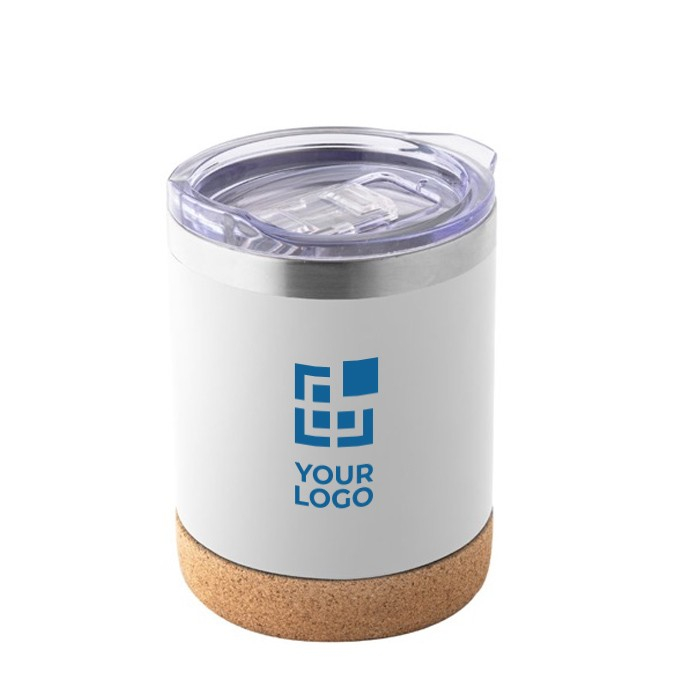 Mug thermique en acier inoxydable à couvercle et liège 400ml