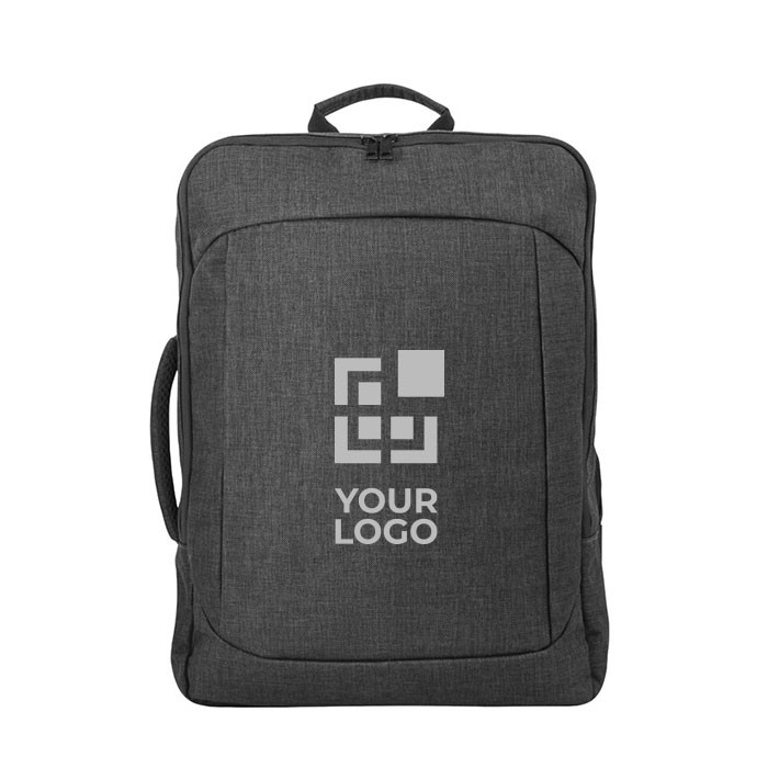 Sac à dos PC 15,6” en polyester 300D, 2 modes de transport