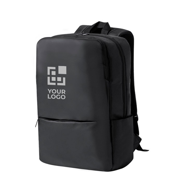Sac à dos en similicuir à compartiment tablette et PC 15"