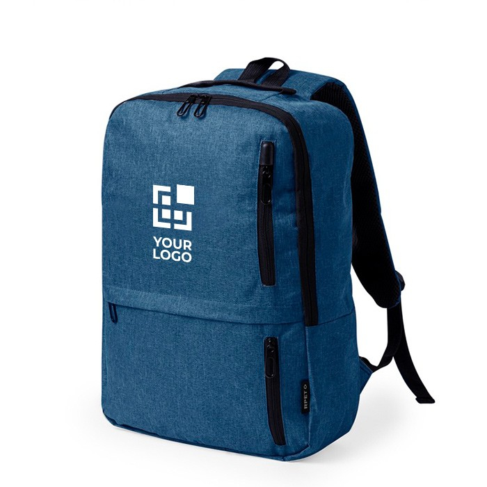 Sac à dos en RPET pour PC 15" avec 3 poches frontales