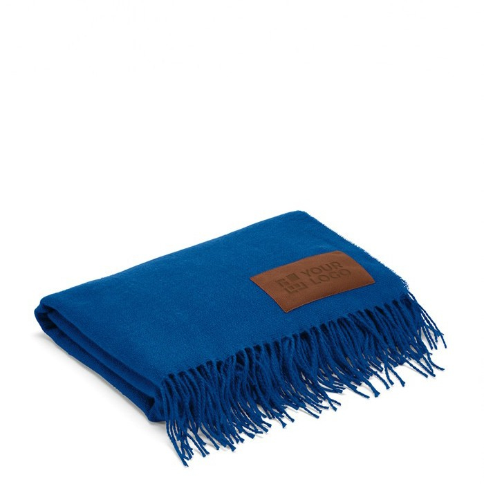Couverture RPET extra douce à patch personnalisable 180 g/m²