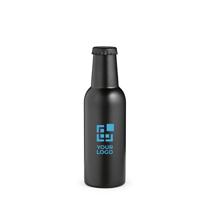 Gourde bouteille de bière en inox à bouchon étanche 350 ml