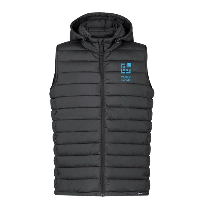 Gilet imperméable 100% RPET avec capuche réglable