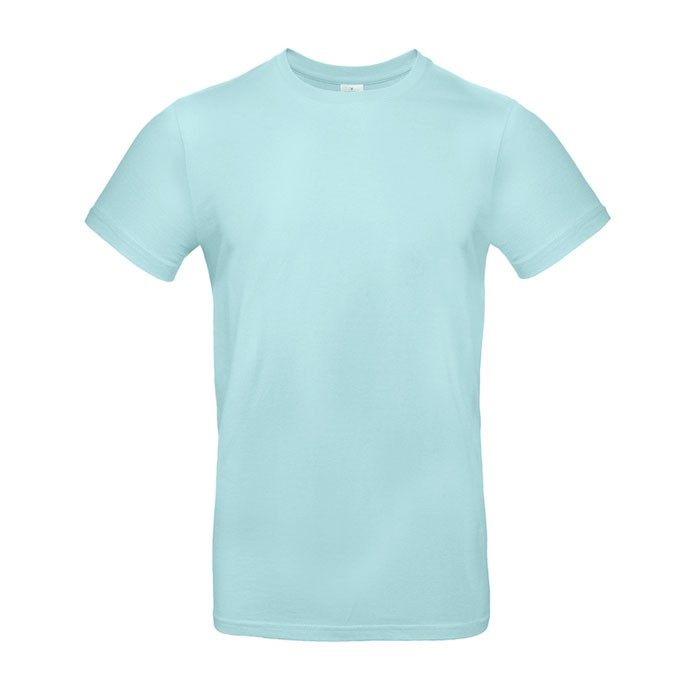T-shirt pour homme en coton à manches courtes 185 g/m² B&C couleur bleu pastel