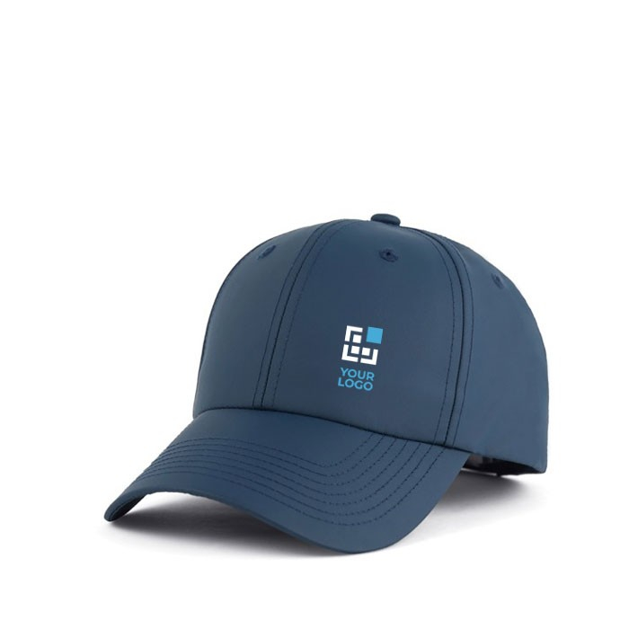 Casquette RPET à 6 panneaux avec fermeture à boucle réglable 85 g/m²
