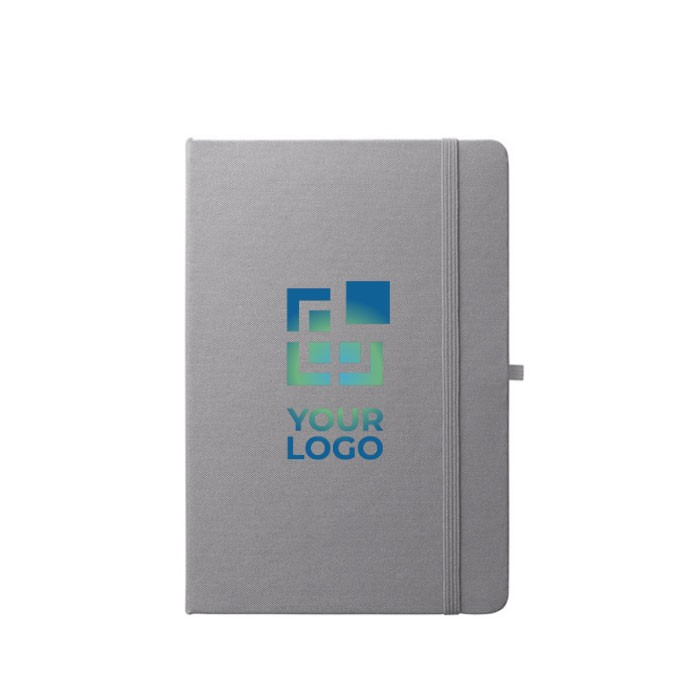 Carnet en RPET 100 % avec coins arrondis et feuilles lignées format A5