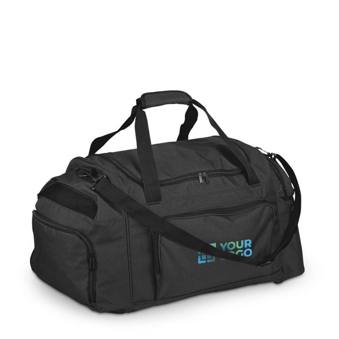 Sac de sport en polyester 300D avec bandoulière ajustable