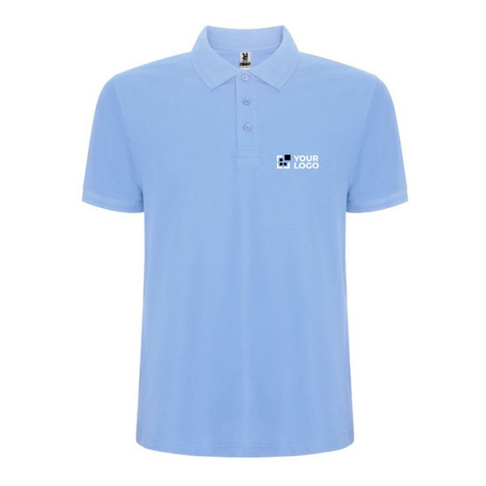 Polo homme en coton et polyester piqué 190 g/m2 Roly