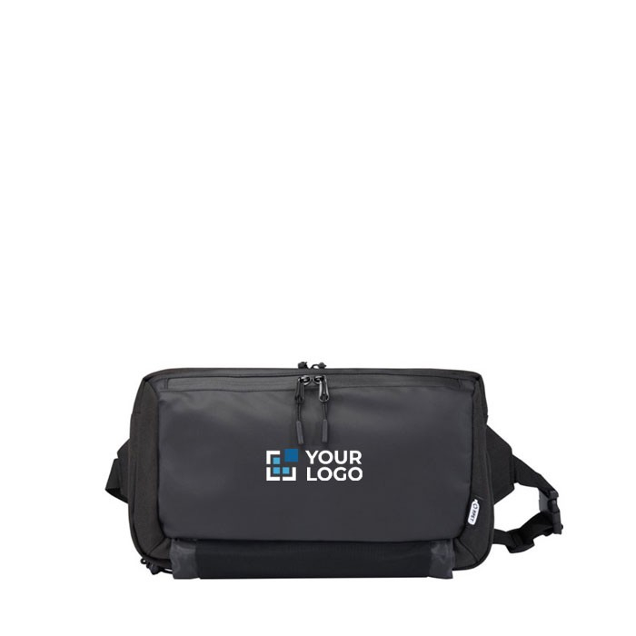 Sac bandoulière en polyester recyclé certifié GRS avec compartiments