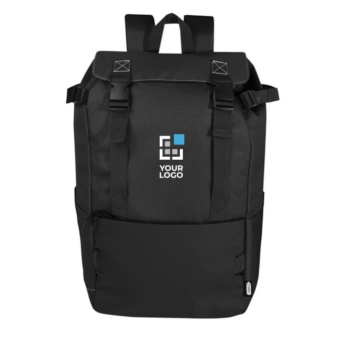 Sac à dos en polyester recyclé 900D de grande capacité avec sangles