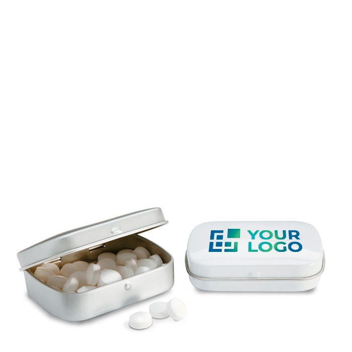 Bonbons à la menthe pour publicité avec zone d'impression