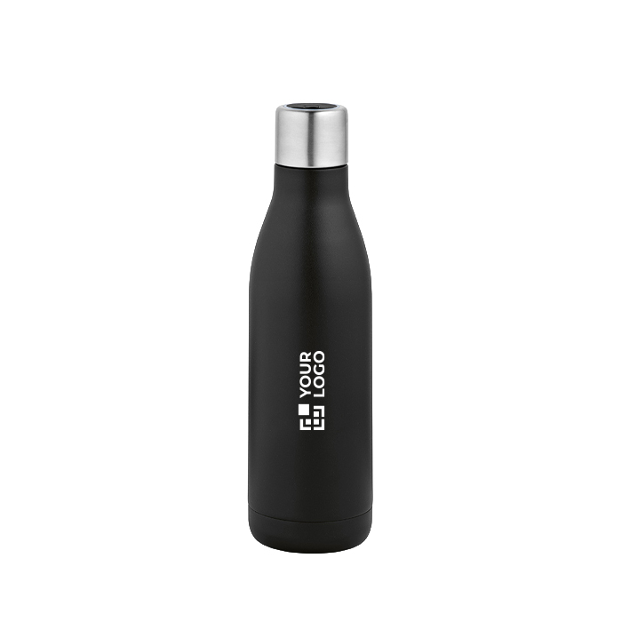 Bouteille en acier inoxydable recyclé avec bouchon à lumière ultraviolette 520ml