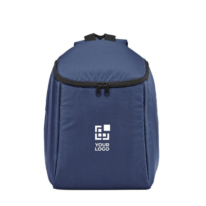Sac à dos isotherme en polyester recyclé avec double fermeture éclair 12L