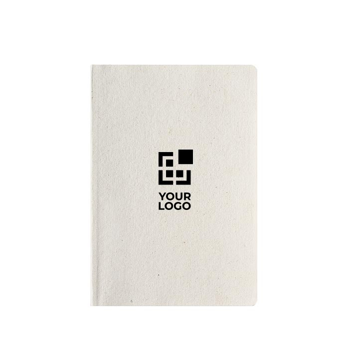 Carnet à couverture en chanvre souple A5 avec pages à points