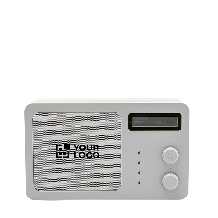 Haut-parleur sans fil en plastique recyclé avec écran LCD 15W