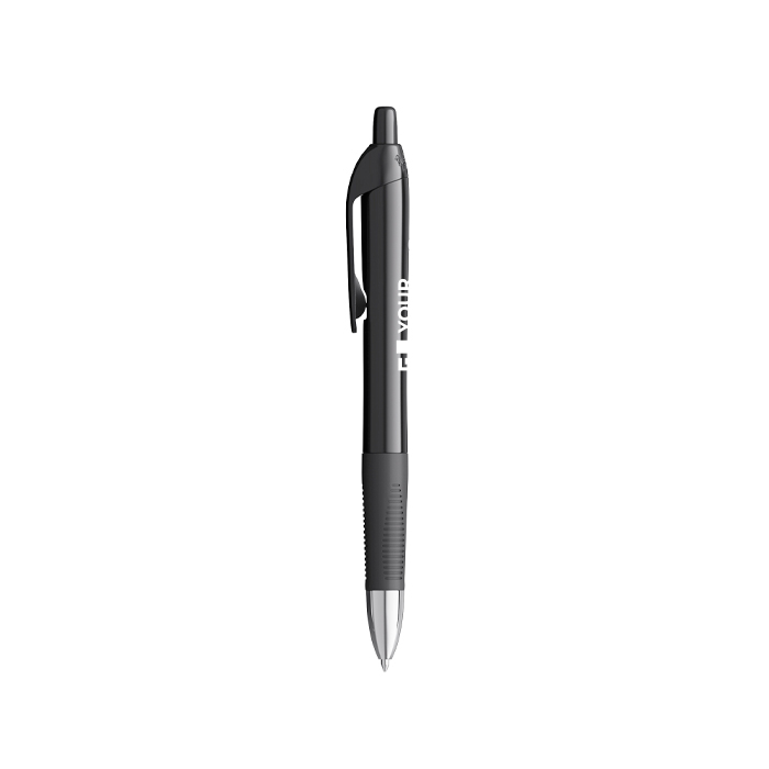 Stylo rétractable en plastique à encre bleue Intensity® Gel Clic BIC®