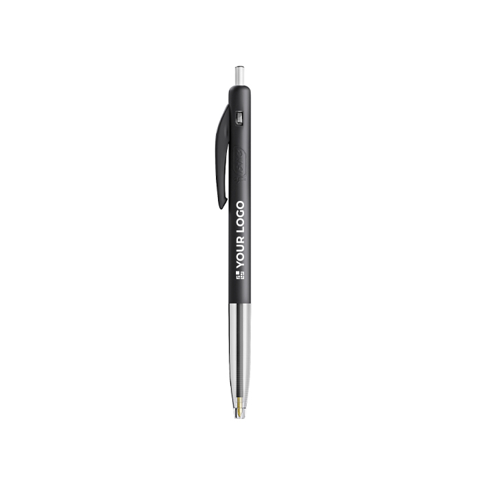 Stylo en plastique rétractable à encre noire M10® Clic BIC®