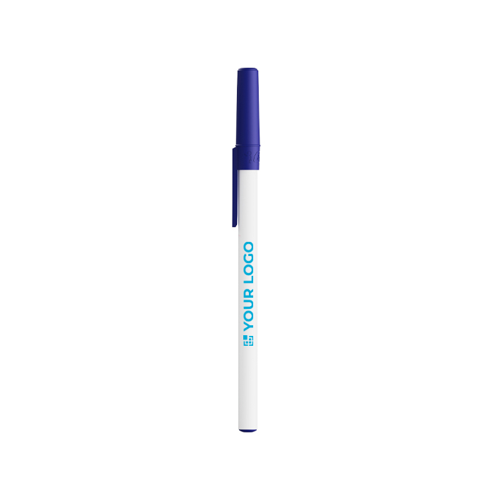 Stylo à bille en plastique avec capuchon, encre noire Round Stic BIC®