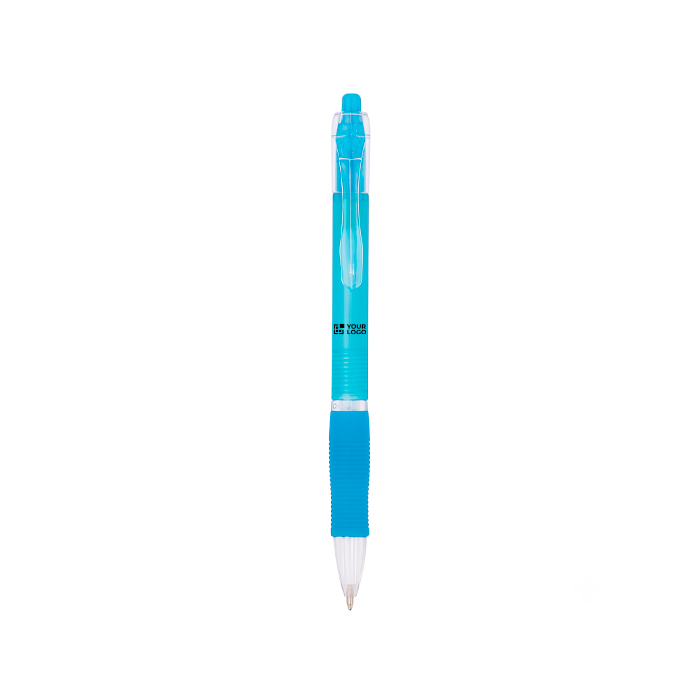 Stylo à bille au corps translucide et encre bleue Click BIC®