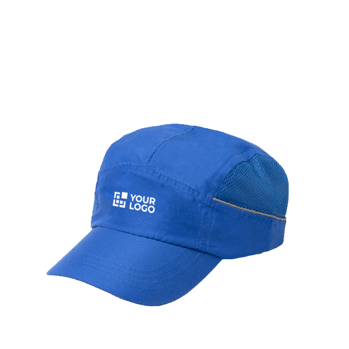 Casquette de sport, maille latérale et bande réfléchissante 100 g/m²