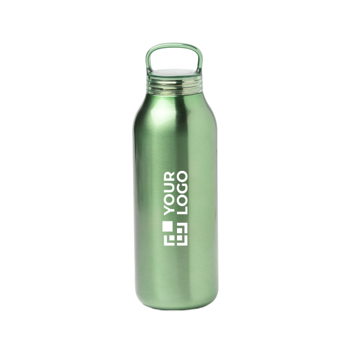 Bouteille isotherme en inox avec bouchon translucide à vis 500 ml