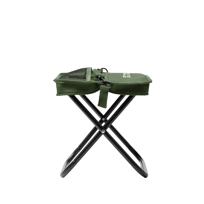 Chaise pliante compacte en polyester avec housse et poches