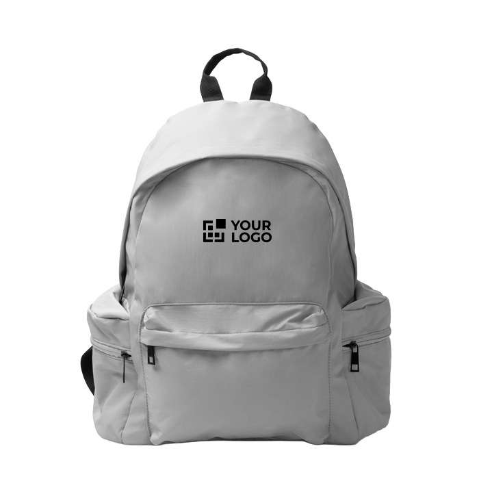 Sac à dos multi-usages en nylon recyclé avec poches, idéal pour PC 15"