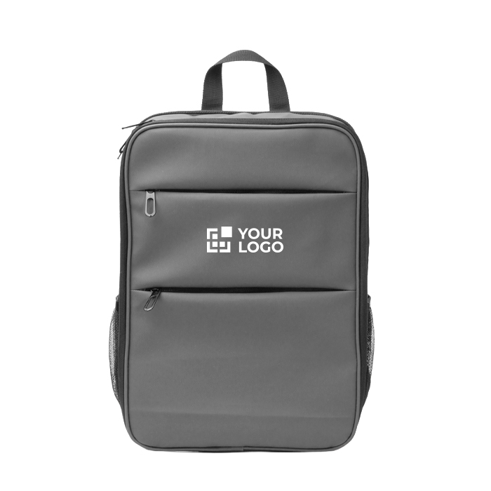 Sac à dos en cuir synthétique pour PC avec double compartiment 15"