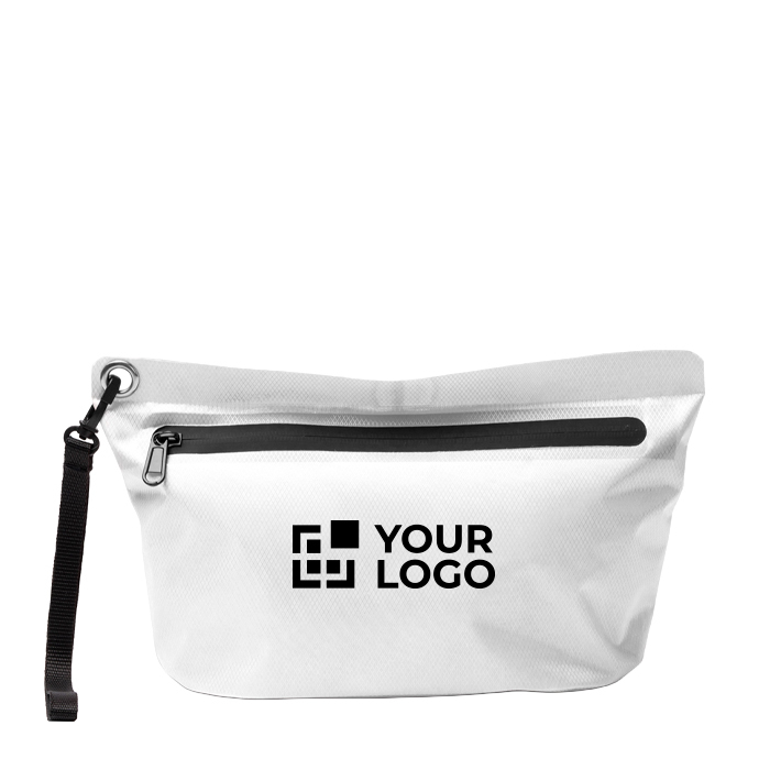 Trousse étanche avec fermeture éclair imperméable et dragonne amovible