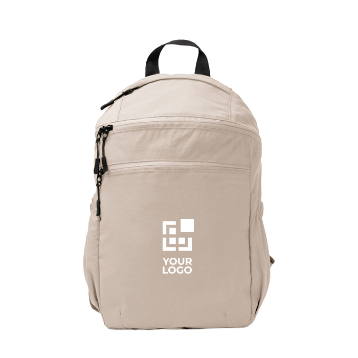Sac à dos en nylon avec poches latérales pour bouteilles 10"