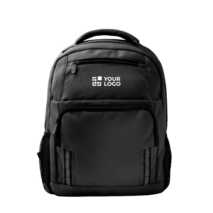 Sac à dos pour ordinateur en plastique recyclé avec bandes réfléchissantes 15"