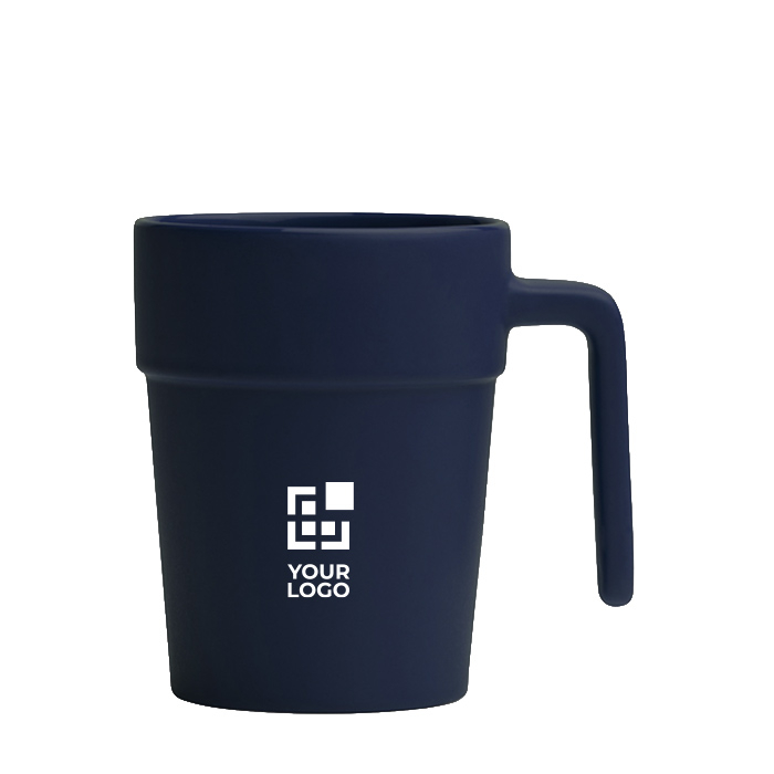 Tasse en céramique avec anse ergonomique et intérieur assorti 250ml