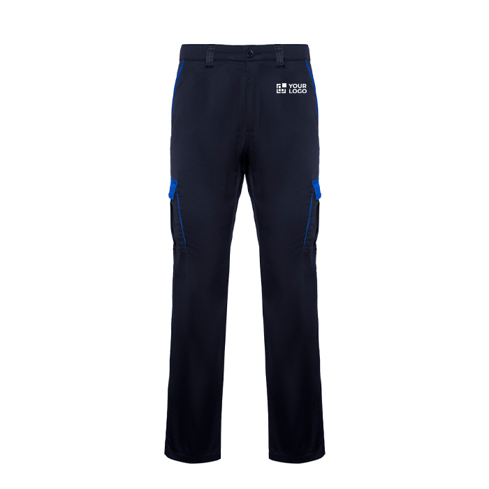 Pantalon long unisexe multipoches contrasté 250 g/m2 Roly Trooper