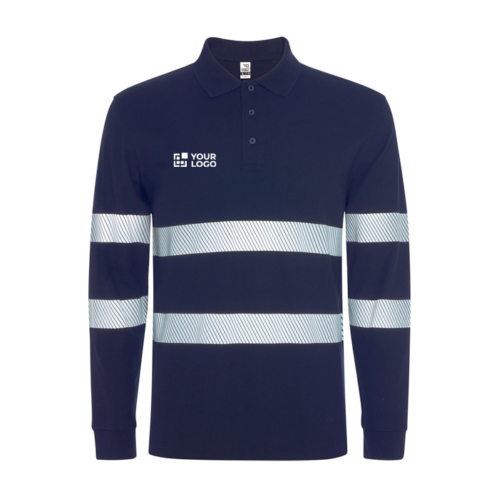 Polo unisexe manches longues haute visibilité 220 g/m² Roly Foran L/S