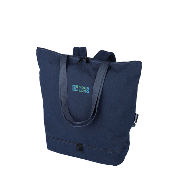 Sac à dos multi-usages en polycoton recyclé avec plusieurs poignées