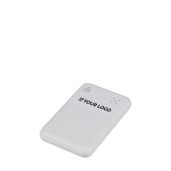 Batterie externe en plastique recyclé avec charge rapide 10 000 mAh