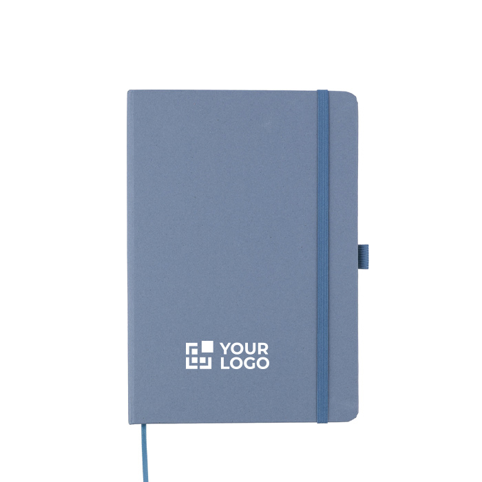 Carnet A5 à couverture en carton recyclé, pages lignées