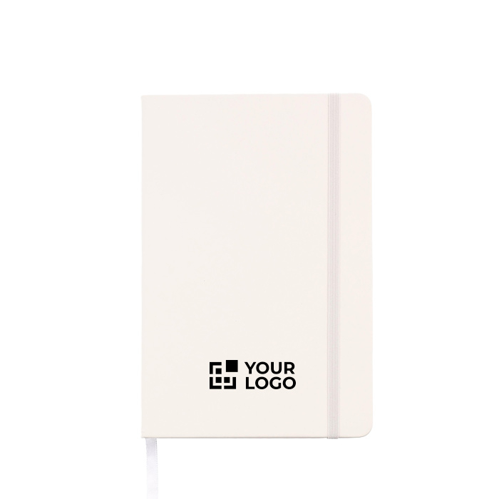 Carnet A5 en similicuir avec fermeture élastique, pages quadrillées
