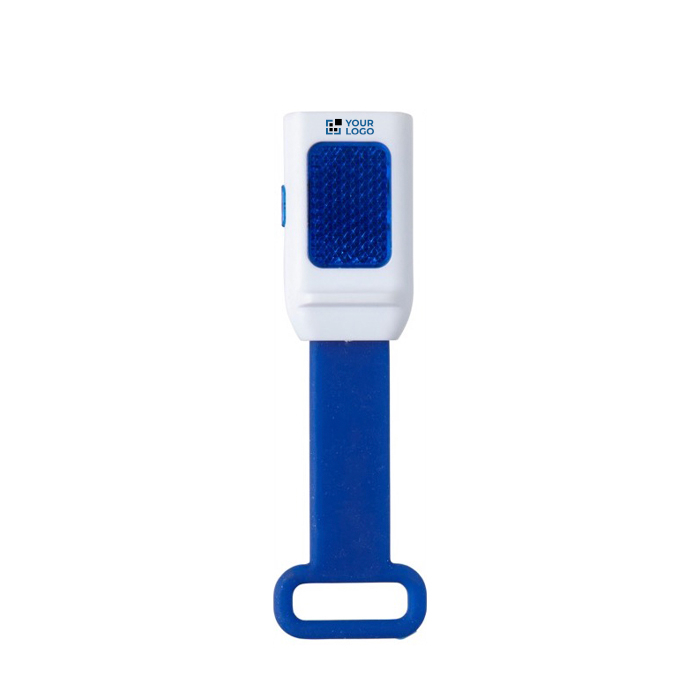 Lumière LED pour vélo avec sangle en silicone pour fixation