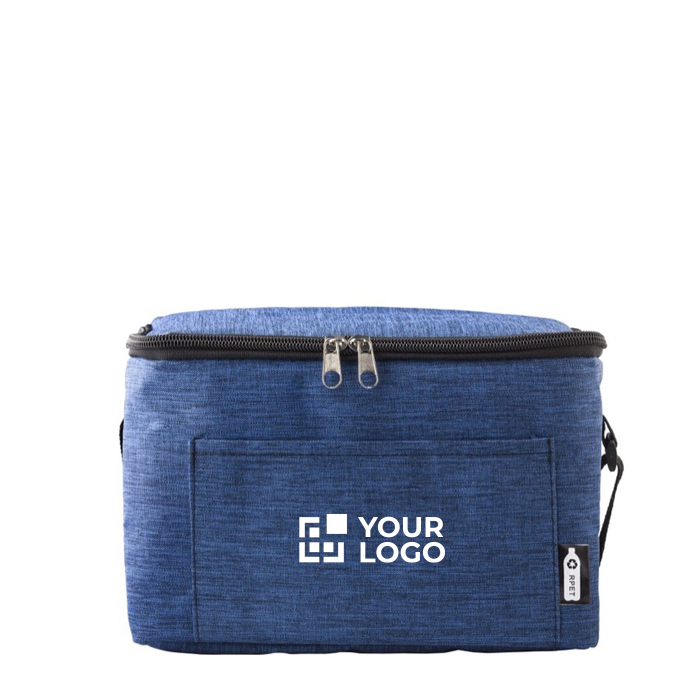 Sac isotherme en polyester pour 6 canettes avec sangle ajustable