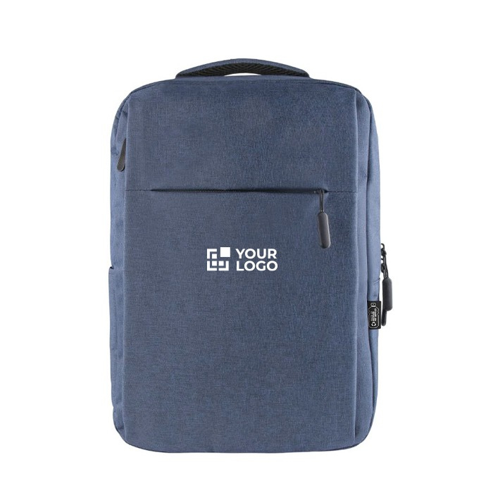 Sac à dos pour ordinateur portable et sangle avec zone d'impression