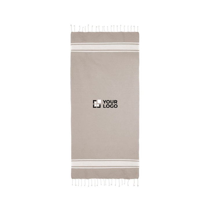 Paréo en coton recyclé et polyester en plusieurs couleurs 150 g/m2