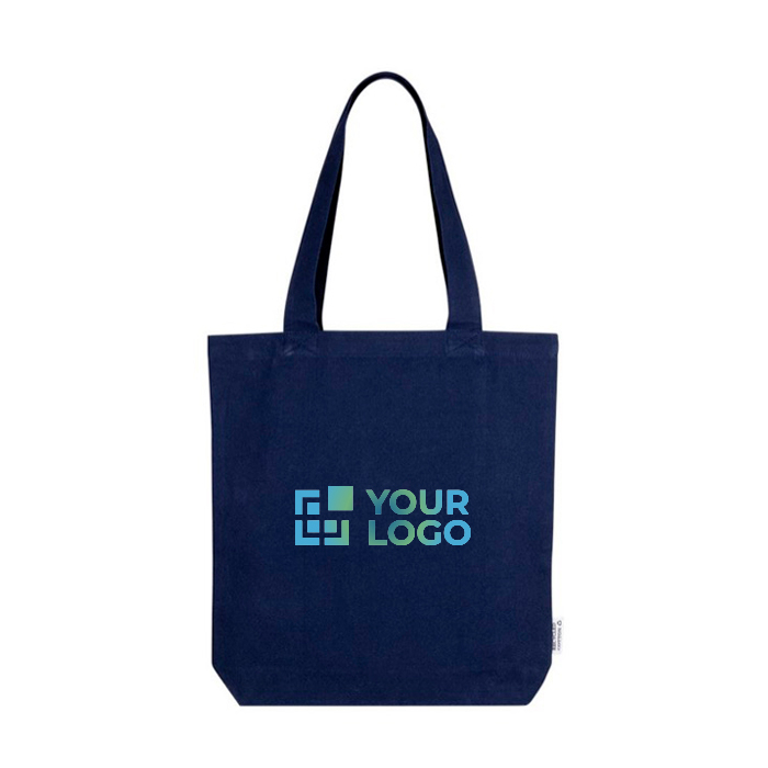 Sac en coton recyclé de couleur neutre 320 g/m2